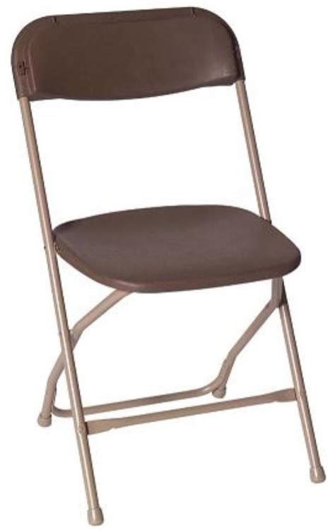 Tan folding chair